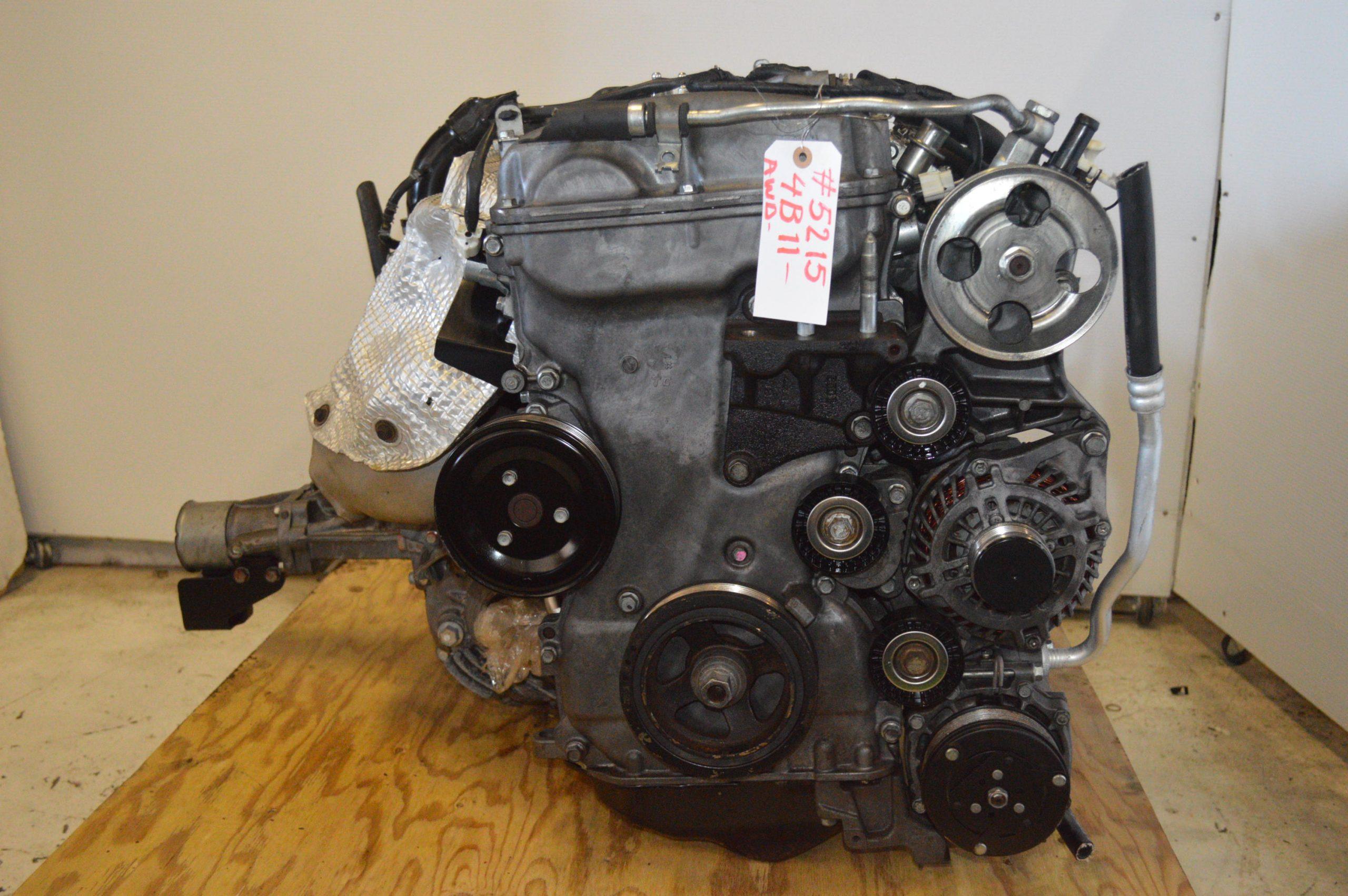 JDM 2008-2015 MITSUBISHI LANCER EVO X RALLIART 2.0L DOHC 4B11 TURBO MIVEC ENGINE ONLY.