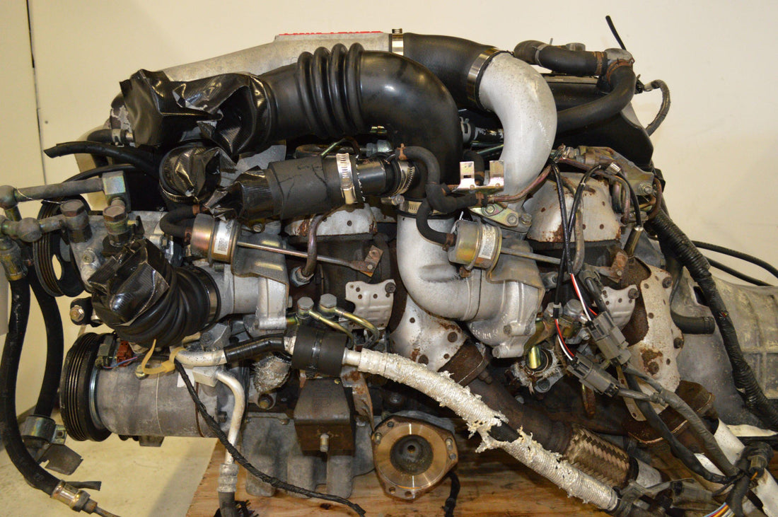 JDM NISSAN RB26DETT R32 SKYLINE TWIN TURBO ENGINE 5-SP MANUAL AWD TRANS, WIRING, ECU