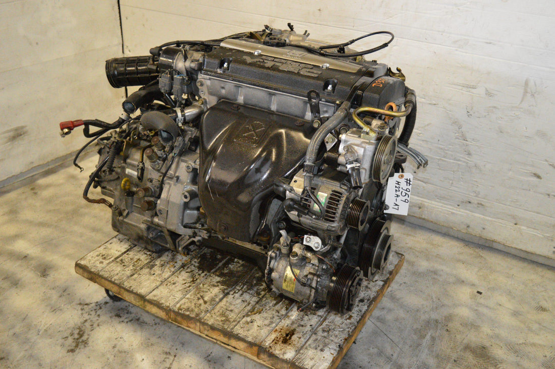 1992-1996 HONDA PRELUDE H22A OBD1 BLACK TOP WITH 5-SP MANUAL TRANS WIRE ECU JDM.