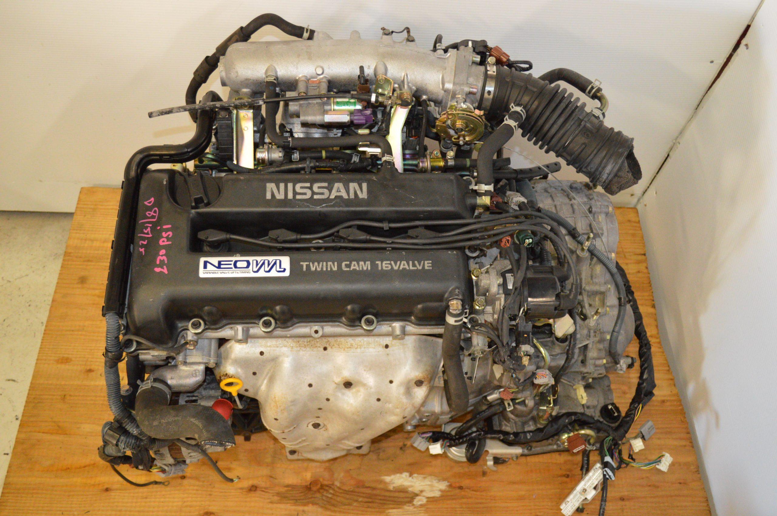 JDM SR20 NEO VVL ENGINE WITH AUTO TRANS 2.0L 4 Cyl. MOTOR NISSAN PRIMERA SX200.