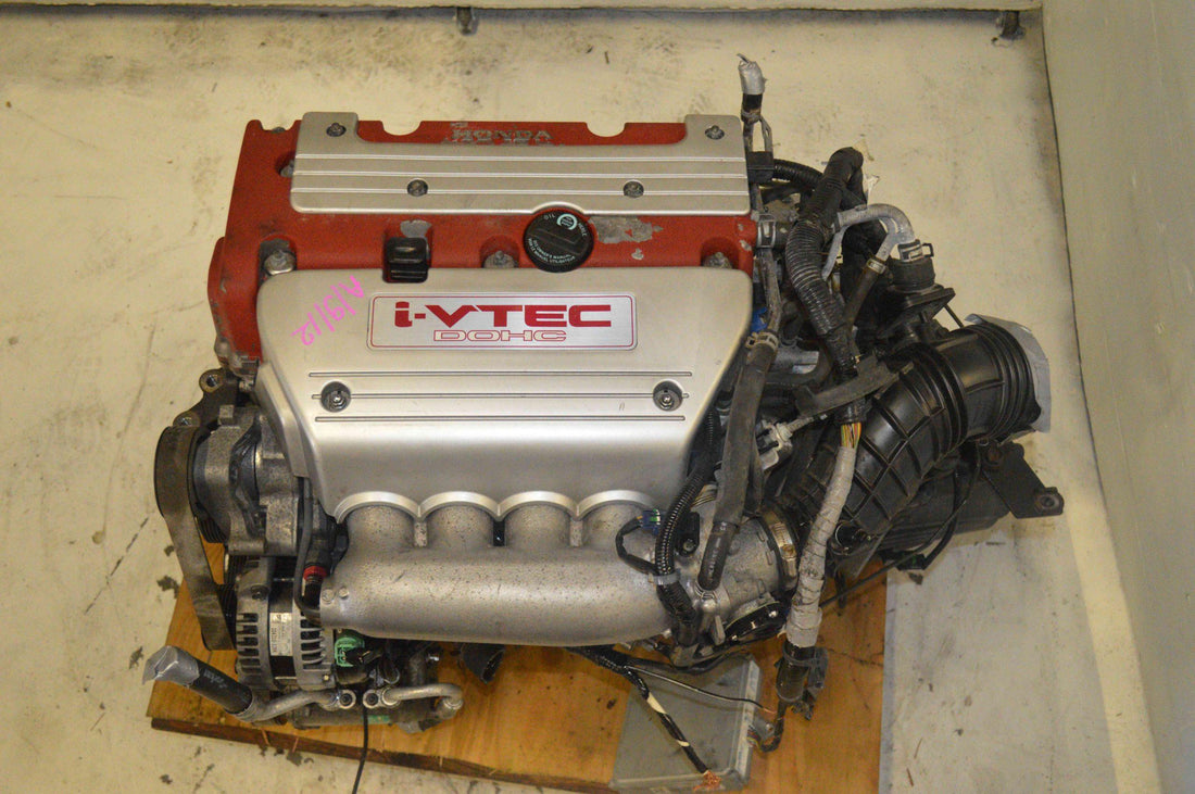 JDM HONDA ACCORD CL7 K20A EURO R ENGINE WITH 6-SP MANUAL TRANSMISSION.