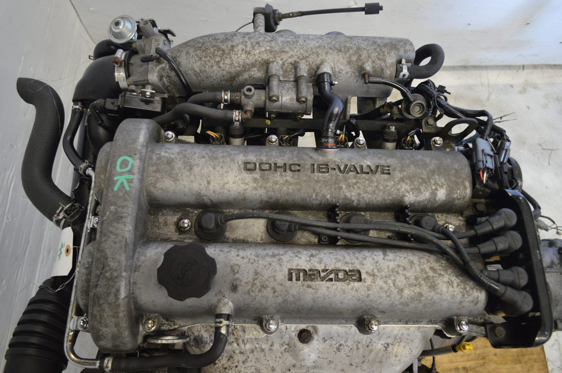 1990 – 1993 MAZDA MX-5 MIATA (NA/NA6 MIATA) 1.6L B6 4 CYLINDER ENGINE + 5 SPEED MANUAL TRANSMISSION (ECU INCLUDED) – JDM IMPORTED COMPLETE MOTOR SWAP KIT