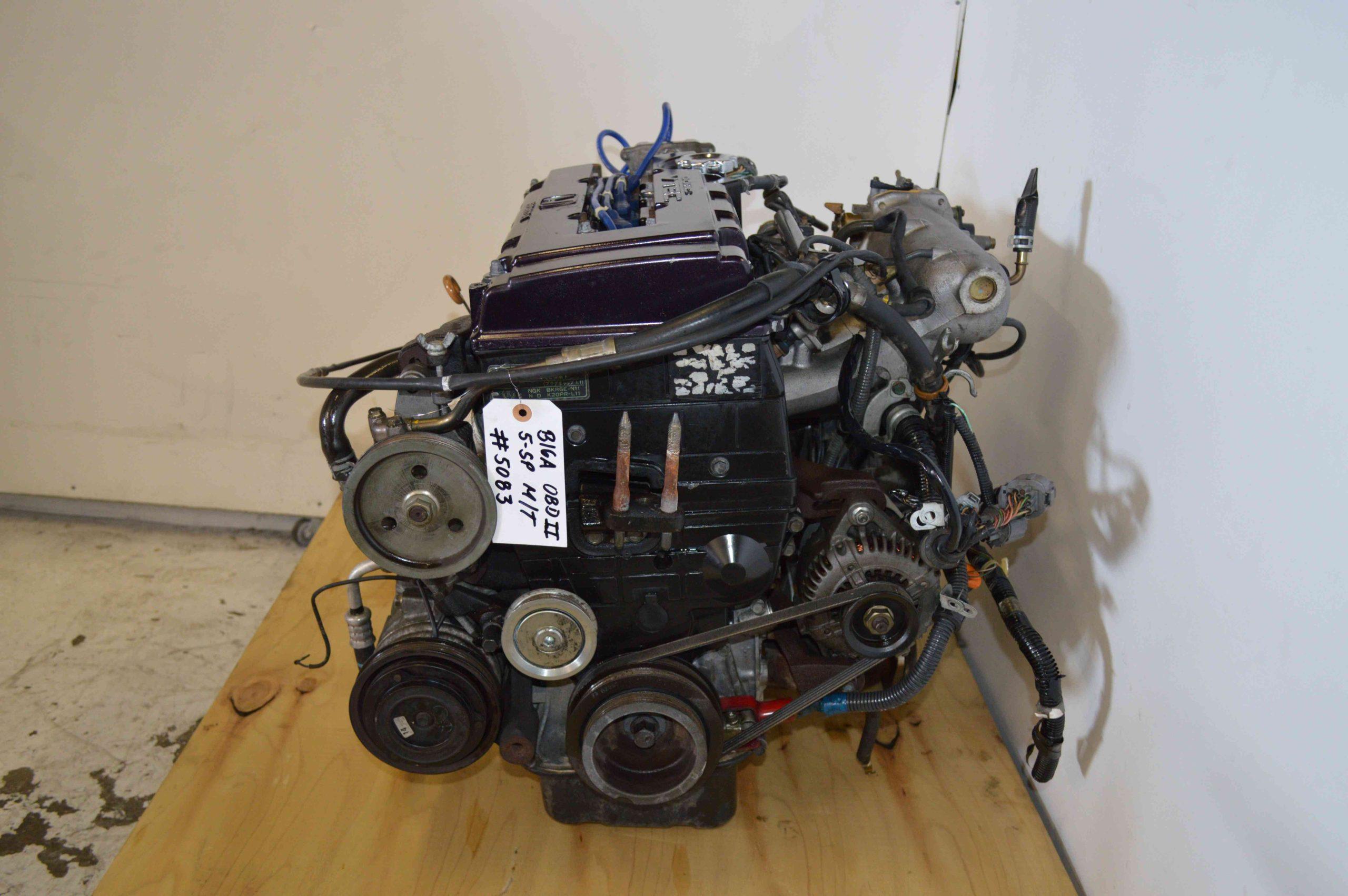 1996-2000 HONDA CIVIC SIR 1.6L ENGINE B16A OBDII V-TEC MOTOR WITH 5-SP LSD MANUAL TRANSMISSION.