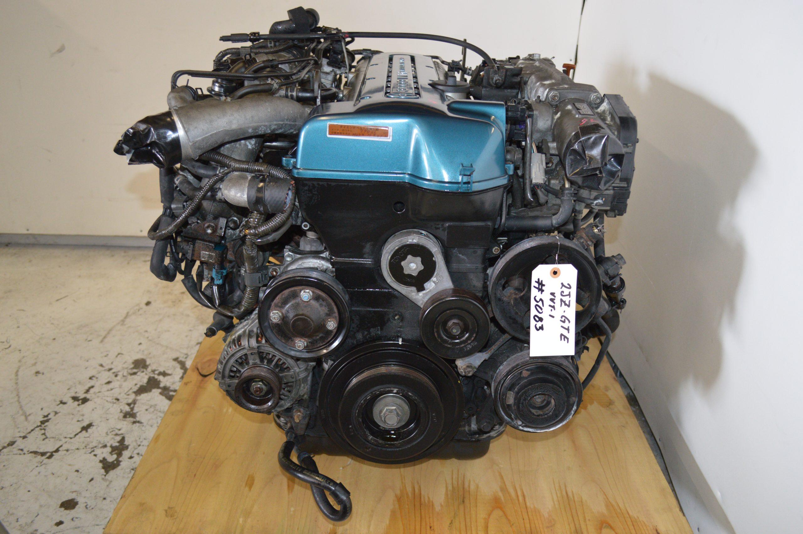 JDM 2JZ-GTE VVTI 3.0L TWIN TURBO MOTOR WITH AUTO TRANSMISSION & ECU.
