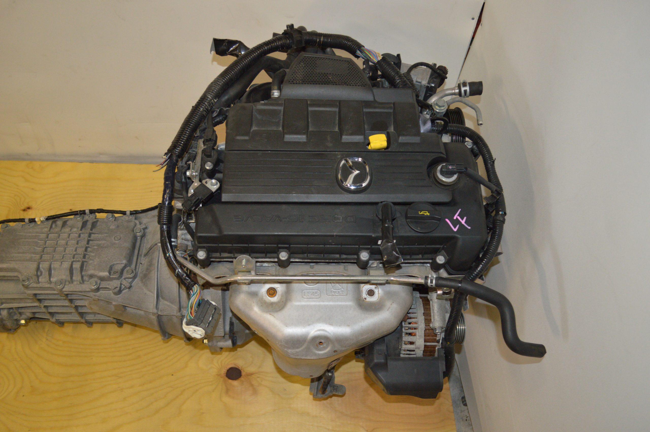 2006-2015 MAZDA MIATA MX-5 2.0L ENGINE WITH 6-SP MANUAL TRANBSMISSION JDM LF-VE MOTOR.