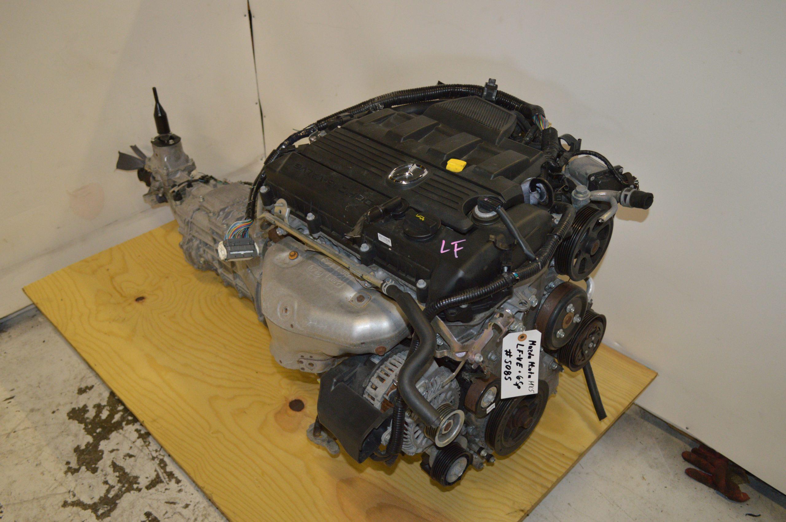 2006-2015 MAZDA MIATA MX-5 2.0L ENGINE WITH 6-SP MANUAL TRANBSMISSION JDM LF-VE MOTOR.