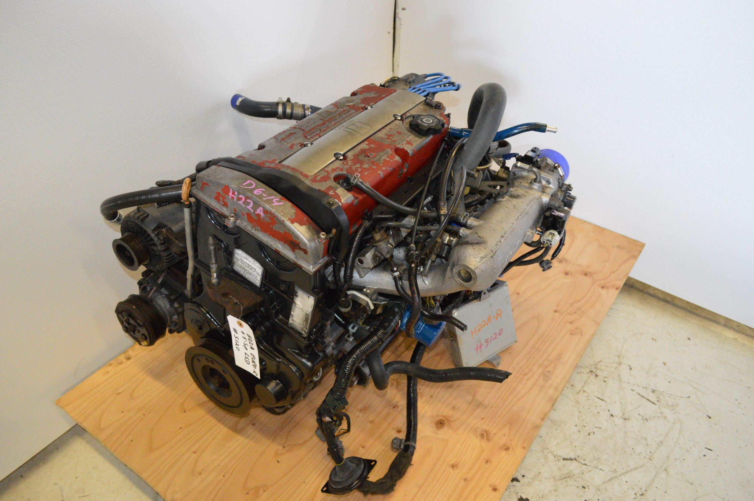JDM 1997-2001 HONDA ACCORD EURO R H22A RED TOP WITH 5-SP LSD MANUAL TRANS ECU.