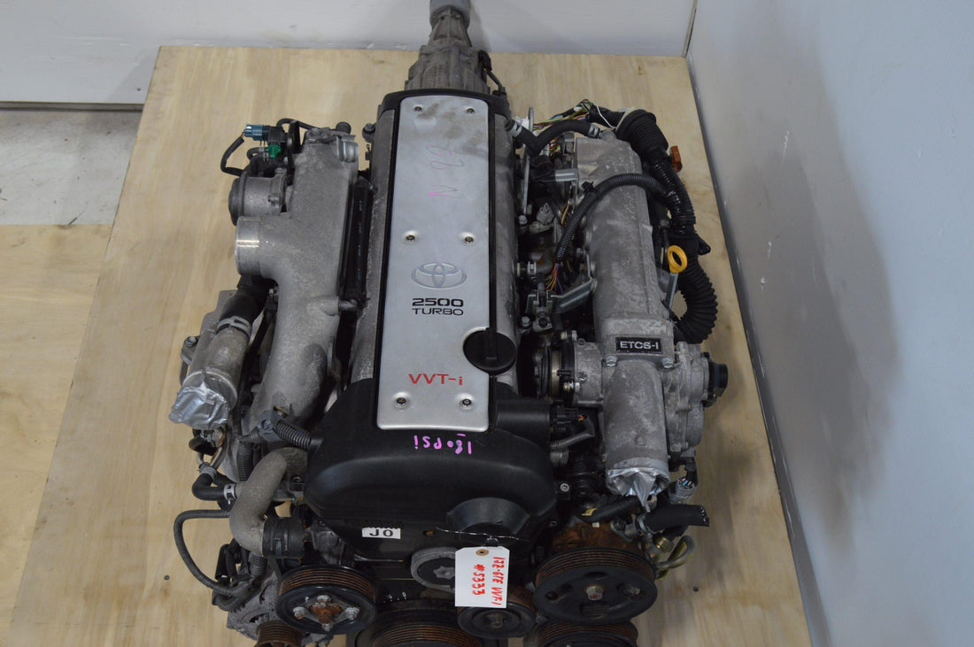1JZ-GTE VVT-I TOYOTA TURBO ENGINE 2.5L JDM HIGH COMP MOTOR AUTO TRANS WIRIN ECU.
