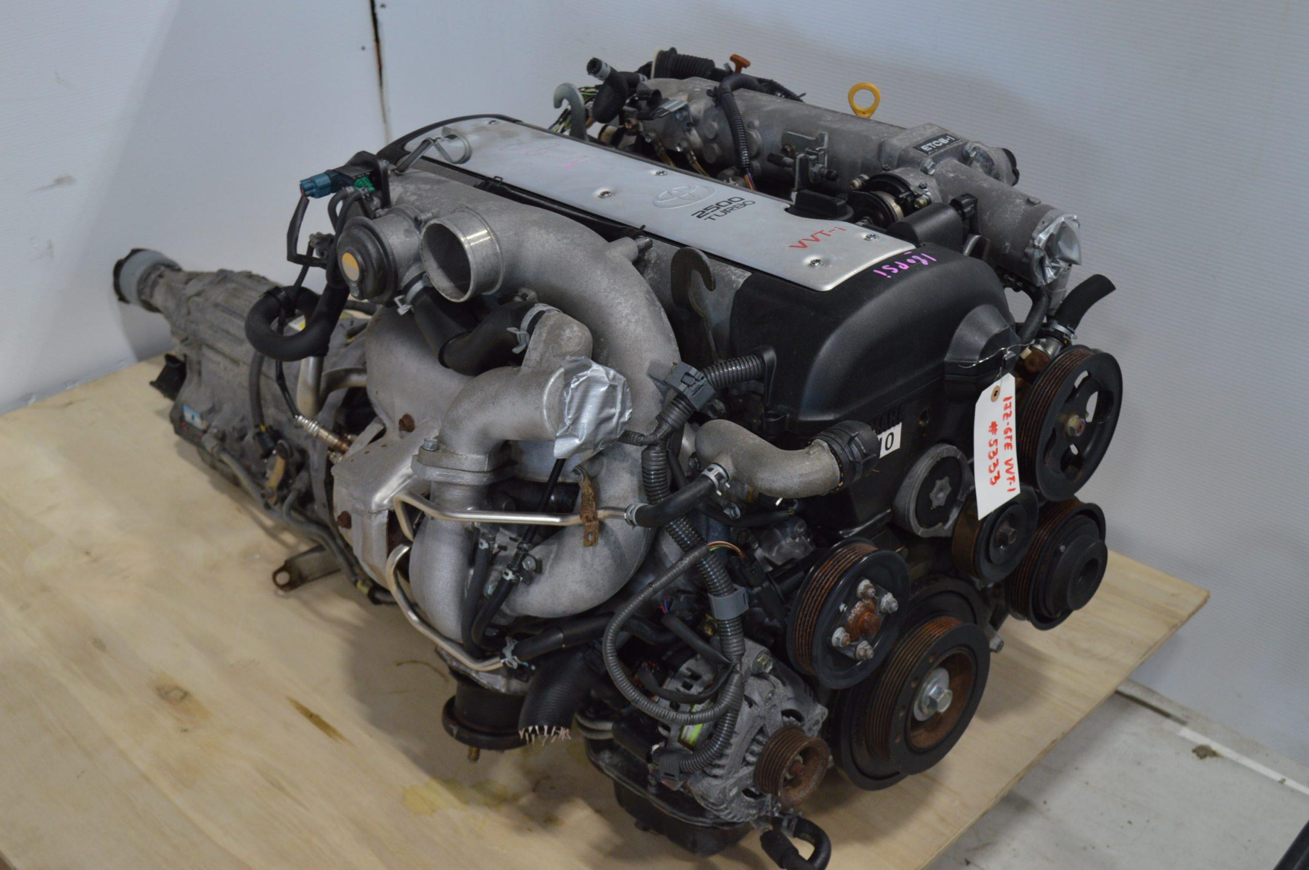 1JZ-GTE VVT-I TOYOTA TURBO ENGINE 2.5L JDM HIGH COMP MOTOR AUTO TRANS WIRIN ECU.