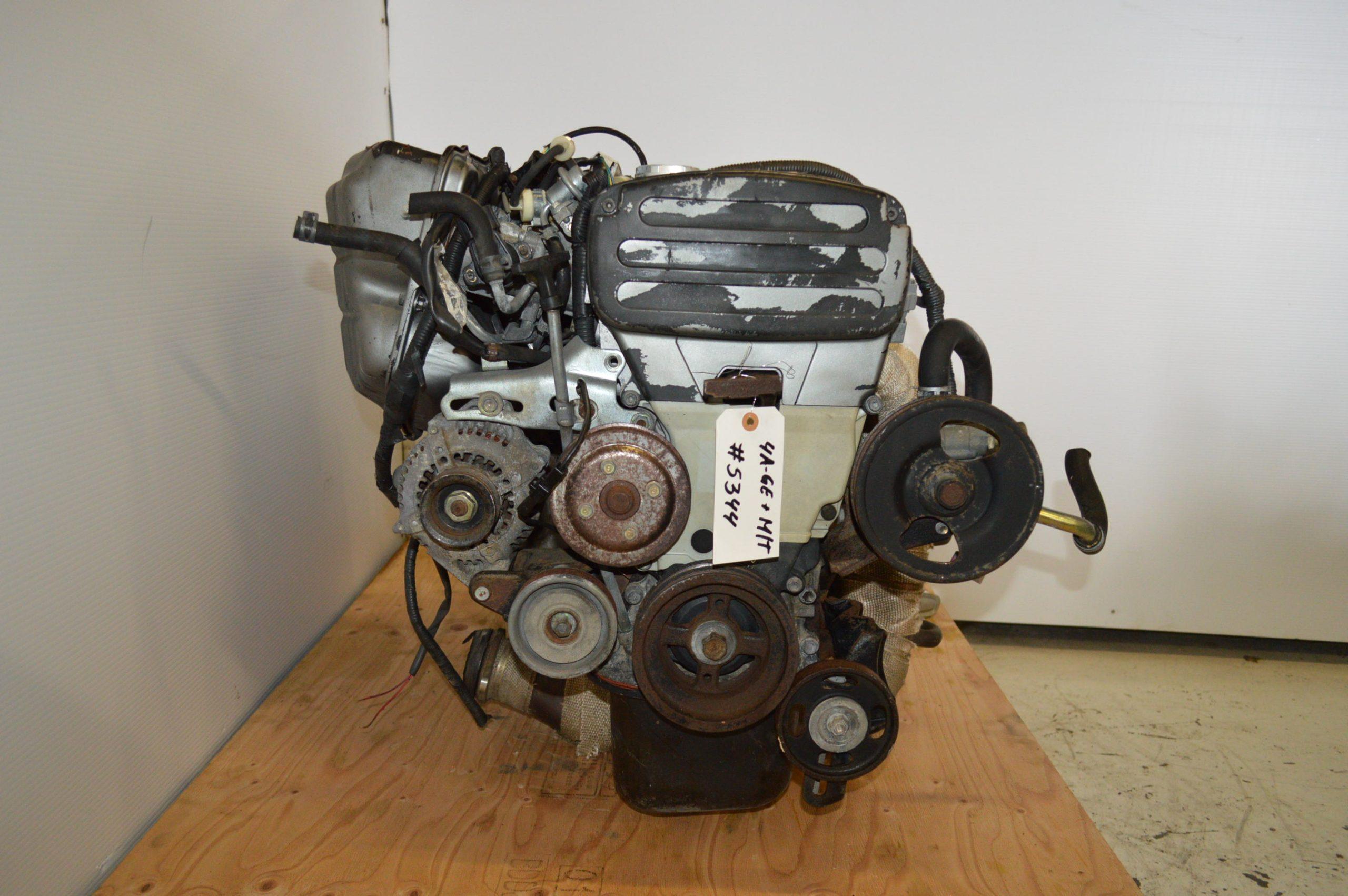JDM TOYOTA COROLLA 4AGE ENGINE 1.6L TWIN CAM 20 VALVE WITH 5-SP MANUAL TRANS.