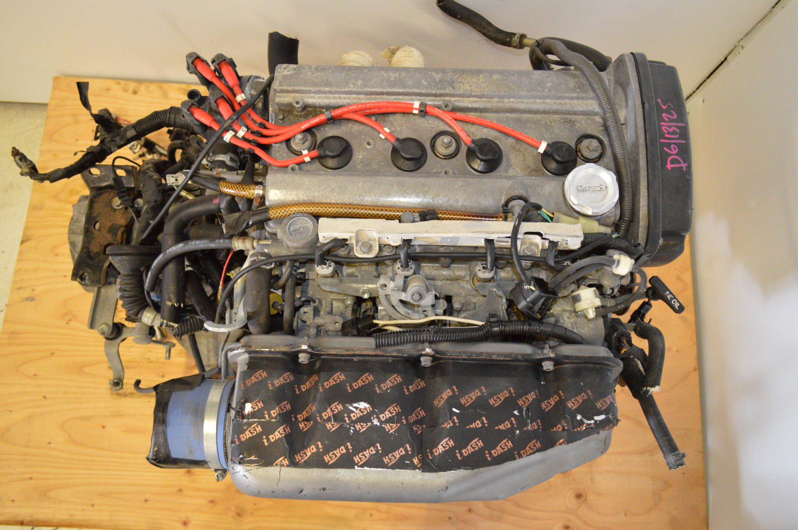 JDM TOYOTA COROLLA 4AGE ENGINE 1.6L TWIN CAM 20 VALVE WITH 5-SP MANUAL TRANS.