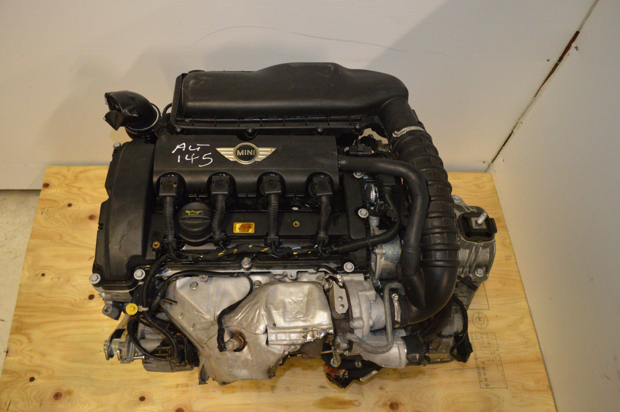 2008-2009-2010 MINI COOPER TYPE S 1.6L TURBO ENGINE WITH AT TRANSMISSION.