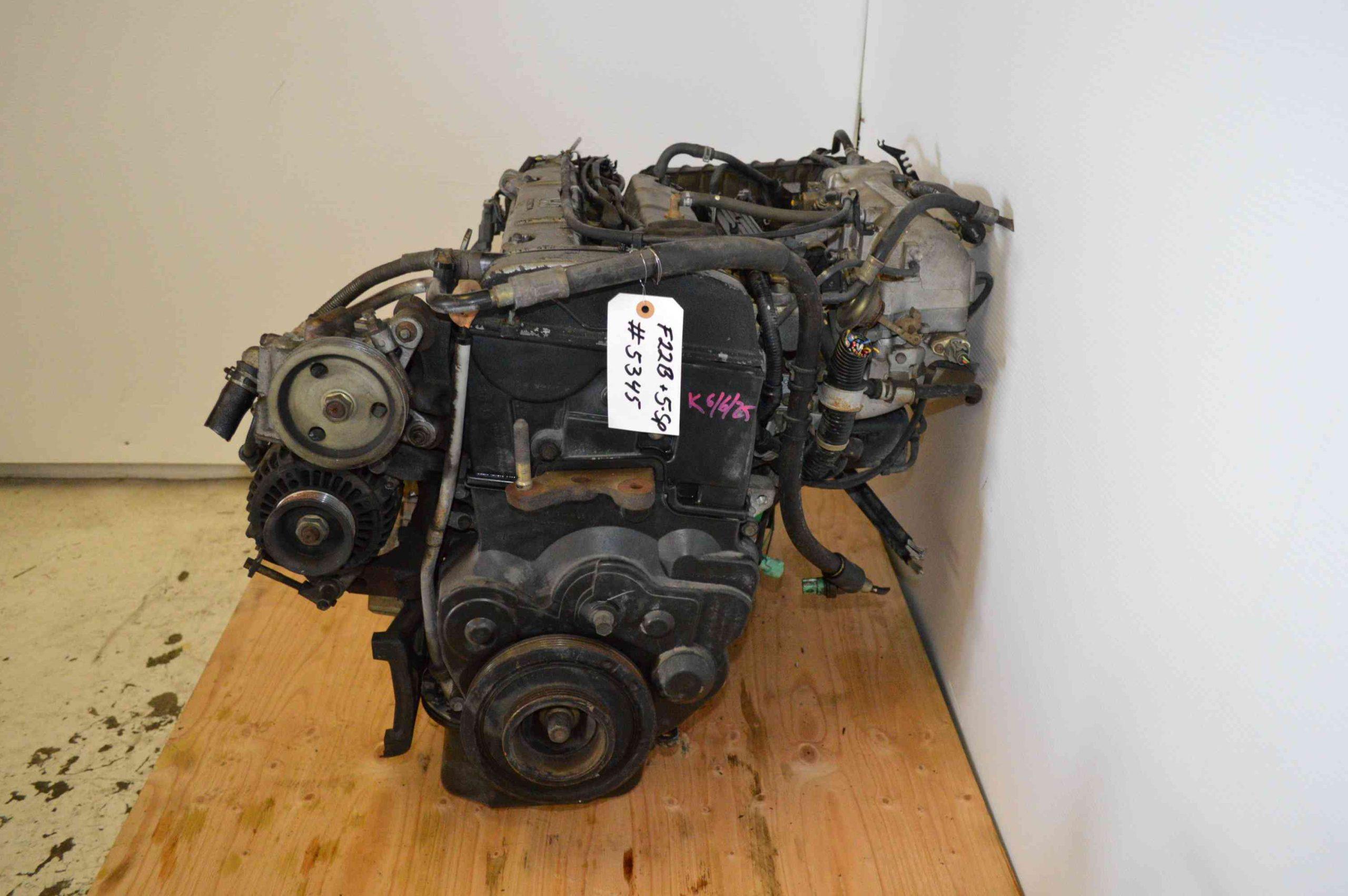 JDM 1992-1996 HONDA ACCORD PRELUDE F22B DOHC ENGINE & 5-SP MANUAL TRANSMISSION.